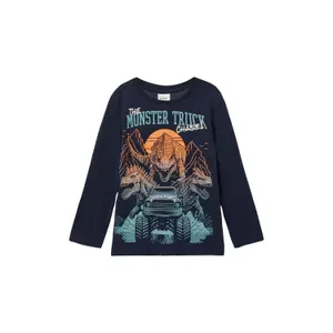 T-shirt maniche lunghe con grande stampa di dinosauro e dettagli ricamati bambino s.Oliver image-2