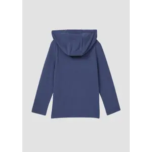 Child's Hooded Long Sleeve T-Shirt with Printed Felt Detail s.Oliver image-3