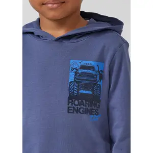 Child's Hooded Long Sleeve T-Shirt with Printed Felt Detail s.Oliver image-5
