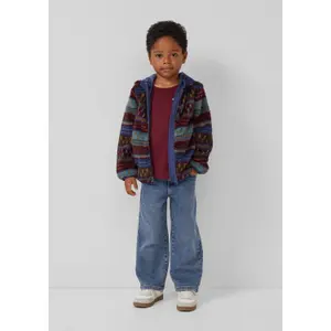 Kids' Teddy Fleece Hooded Jacket with Elastic Edges s.Oliver image-6