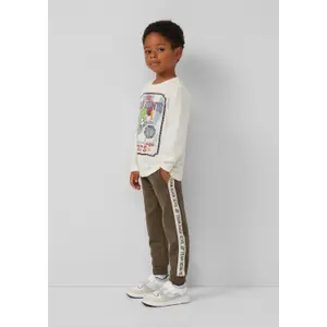 Pantalón de chándal con estampado en los lados niño s.Oliver image-6