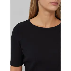 T-shirt από ελαστικό βαμβακερό με ραμμένο ζέρσεϊ γυναίκα s.Oliver image-3