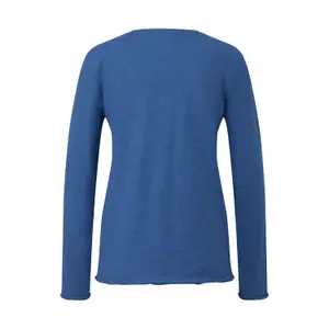 T-shirt από ζέρσεϊ με V λαιμόκοψη και σχέδιο στο κάτω μέρος γυναικείο s.Oliver image-1