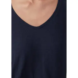 T-shirt από ζέρσεϊ με V λαιμόκοψη και σχέδιο στο κάτω μέρος γυναικείο s.Oliver image-3