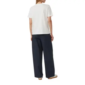 Camiseta con estampado y detalles en piedras decorativas mujer s.Oliver image-5