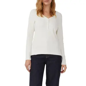 Γυναικείο Ριγωτό T-shirt με Κολάρο Henley s.Oliver image-1