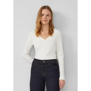 Γυναικείο Ριγωτό T-shirt με Κολάρο Henley s.Oliver image-6