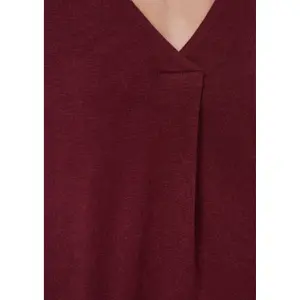 T-shirt Relaxed Fit με V λαιμόκοψη και ελαστικές μανσέτες γυναικείο s.Oliver image-3