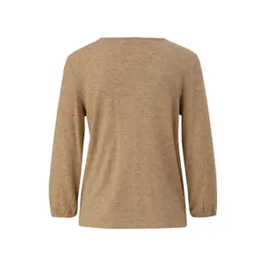 T-shirt Relaxed Fit με V λαιμόκοψη και ελαστικές μανσέτες γυναικείο s.Oliver image-1