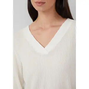 T-shirt με V λαιμό και 3/4 μανίκια γυναικείο s.Oliver image-3