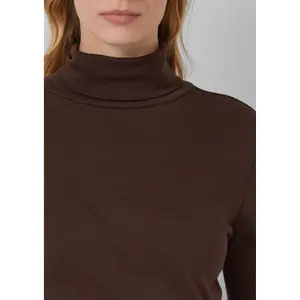 Γυναικείο Slim Fit μπλουζάκι με ψηλό γιακά s.Oliver image-3