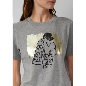 T-shirt με εκτύπωση μπροστά γυναίκα s.Oliver image-3