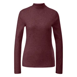 Γυναικείο Slim Fit T-shirt μακρύ μανίκι με ψηλό γιακά s.Oliver image-0