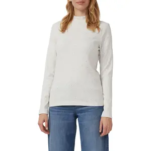 Γυναικείο Slim Fit T-shirt μακρύ μανίκι με ψηλό γιακά s.Oliver image-2