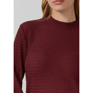 Τ-shirt μακρυμάνικο ημιδιαφανές με ψηλό γιακά γυναικείο s.Oliver image-3