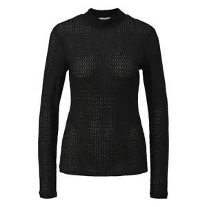 Τ-shirt μακρυμάνικο ημιδιαφανές με ψηλό γιακά γυναικείο s.Oliver image-0