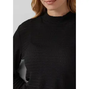 Τ-shirt μακρυμάνικο ημιδιαφανές με ψηλό γιακά γυναικείο s.Oliver image-3