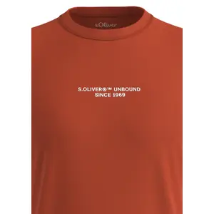 T-shirt με σχέδιο και λεπτομερείς ραφές s.Oliver image-4