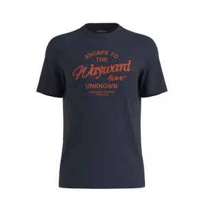 T-shirt με σχέδιο και λεπτομερείς ραφές s.Oliver image-0