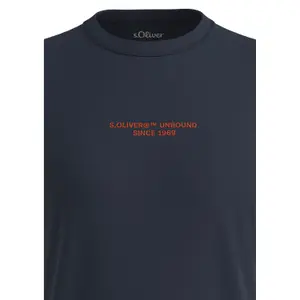 T-shirt με σχέδιο και λεπτομερείς ραφές s.Oliver image-4