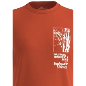 T-shirt από ζέρσεϊ με σχέδιο s.Oliver image-4