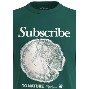 T-shirt από ζέρσεϊ με σχέδιο s.Oliver image-4