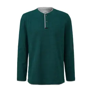 Piqué T-shirt with Tunisian Collar s.Oliver image-0