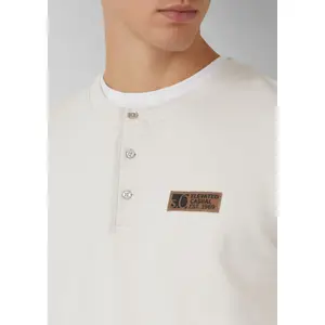 T-shirt με μακριά μανίκια με κουμπιά και λογότυπο s.Oliver image-3