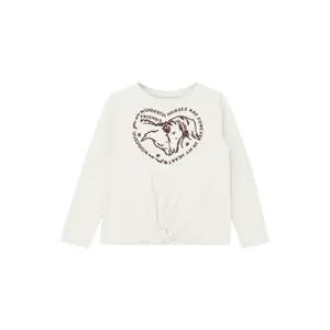 T-shirt μακρύ μανίκι Loose Fit με εκτύπωση στιλπνού κορίτσι s.Oliver image-0