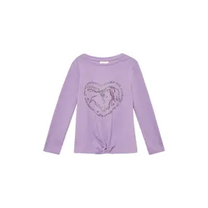 T-shirt μακρύ μανίκι Loose Fit με εκτύπωση στιλπνού κορίτσι s.Oliver image-2