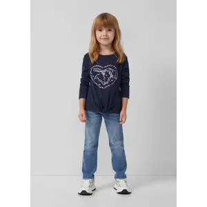 T-shirt μακρύ μανίκι Loose Fit με εκτύπωση στιλπνού κορίτσι s.Oliver image-6