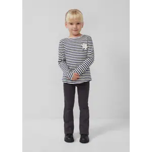 Long Sleeve Jersey T-Shirt with Embroidered Detail Girl s.Oliver image-6