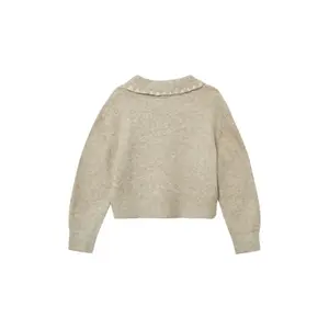 Pull με γιακά polo και κεντημένα λουλούδια για κορίτσι s.Oliver image-4