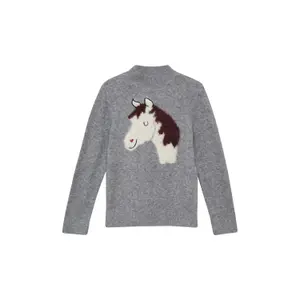Pull aus Strick mit flauschigem Pferdemuster Mädchen s.Oliver image-2