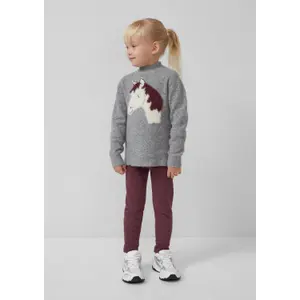 Pull aus Strick mit flauschigem Pferdemuster Mädchen s.Oliver image-6