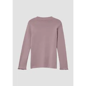 Μακρυμάνικο T-shirt με διακριτική κεντημένη κλωστή με γυαλιστερή υφή για κορίτσι s.Oliver image-3