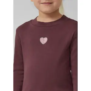 Μακρυμάνικο T-shirt με διακριτική κεντημένη κλωστή με γυαλιστερή υφή για κορίτσι s.Oliver image-5