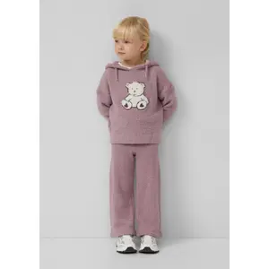 Pull de peluche con capucha y aplicación frontal niña s.Oliver image-6