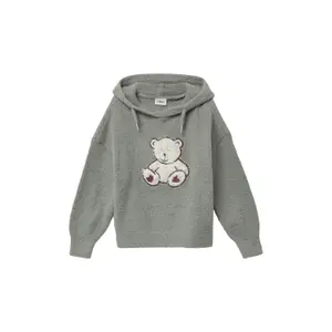 Pull de peluche con capucha y aplicación frontal niña s.Oliver image-2