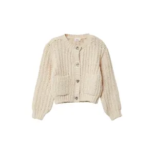 Loose Fit Knit Cardigan with Metal Buttons for Girls s.Oliver image-2