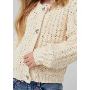 Loose Fit Knit Cardigan with Metal Buttons for Girls s.Oliver image-6