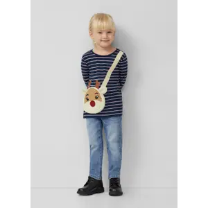 Girls' Long Sleeve Christmas Pattern T-Shirt with Zipped Patch Pocket s.Oliver image-6