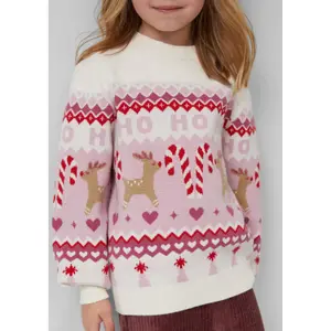Kerst intarsia brei trui voor meisje s.Oliver image-5