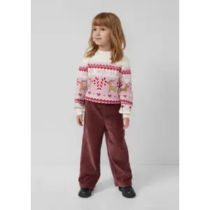 Kerst intarsia brei trui voor meisje s.Oliver image-6