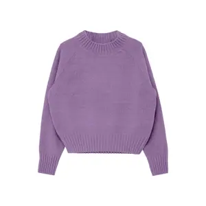 Pull coupe ample à col montant en fil chenille fille s.Oliver image-0