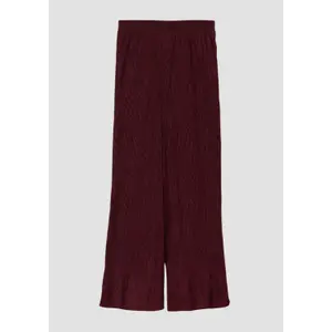 Pantaloni larghi a gamba ampia con superficie strutturata effetto velluto ragazza s.Oliver image-3