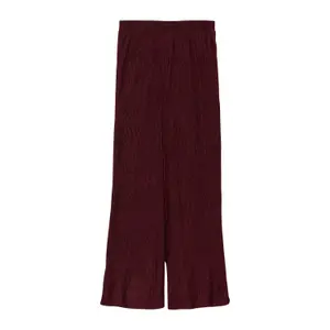 Pantaloni larghi a gamba ampia con superficie strutturata effetto velluto ragazza s.Oliver image-4