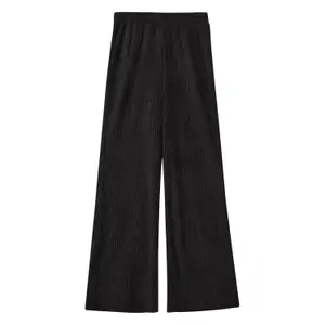 Pantaloni larghi a gamba ampia con superficie strutturata effetto velluto ragazza s.Oliver image-0