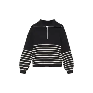 Weit geschnittenes Strickpulli mit hohem, zipbarem Kragen Mädchen s.Oliver image-2