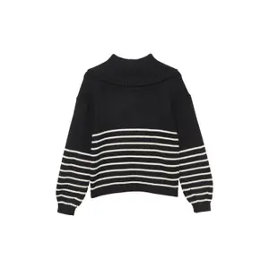 Weit geschnittenes Strickpulli mit hohem, zipbarem Kragen Mädchen s.Oliver image-4